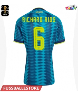 Günstige Kolumbien Richard Rios #6 Auswärtstrikot Damen WM 2026 Kurzarm